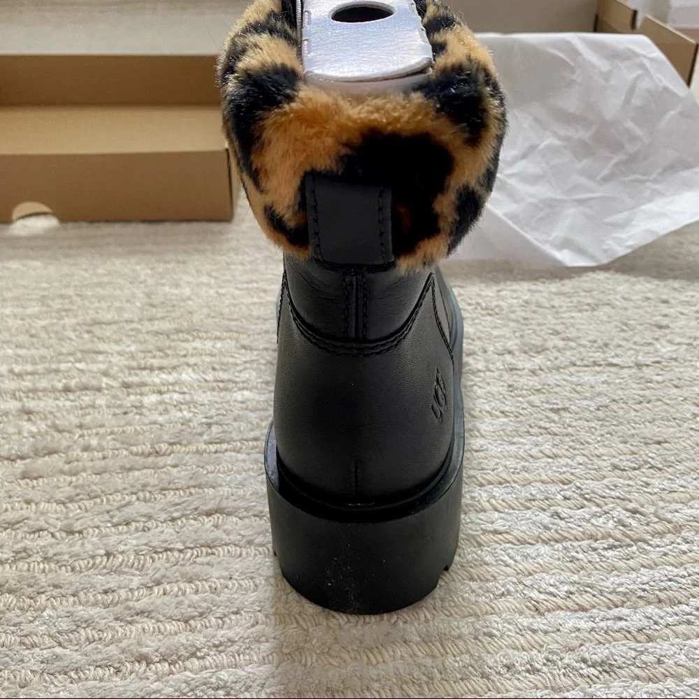 NWT Ugg Czeriesa panther print waterproof boots